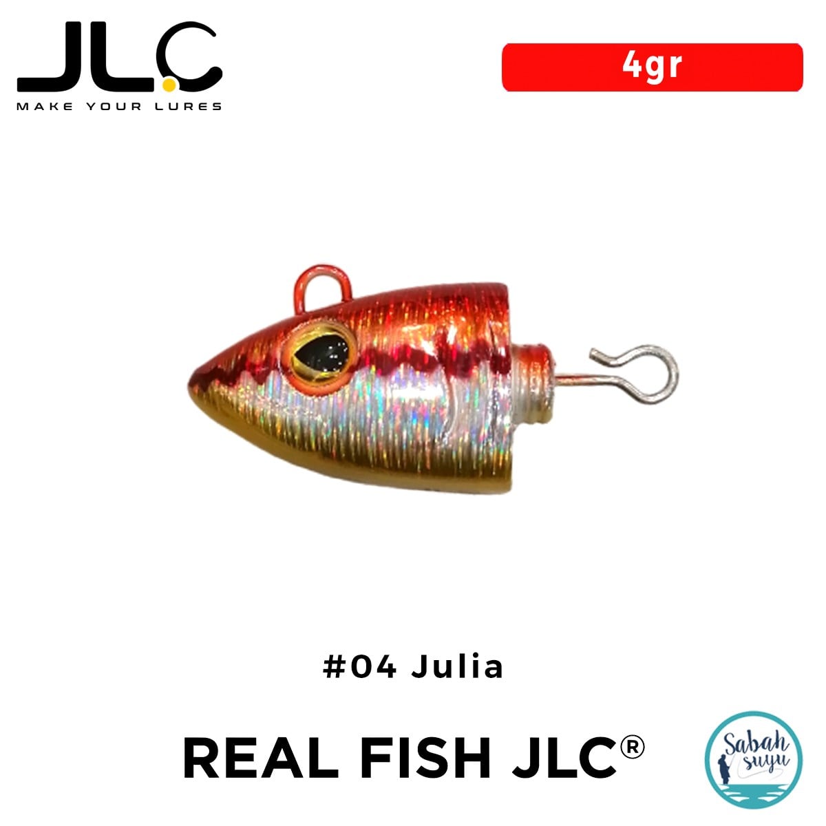 JLC Real Fish Kafa 4gr #04 Julia (2 Adet)