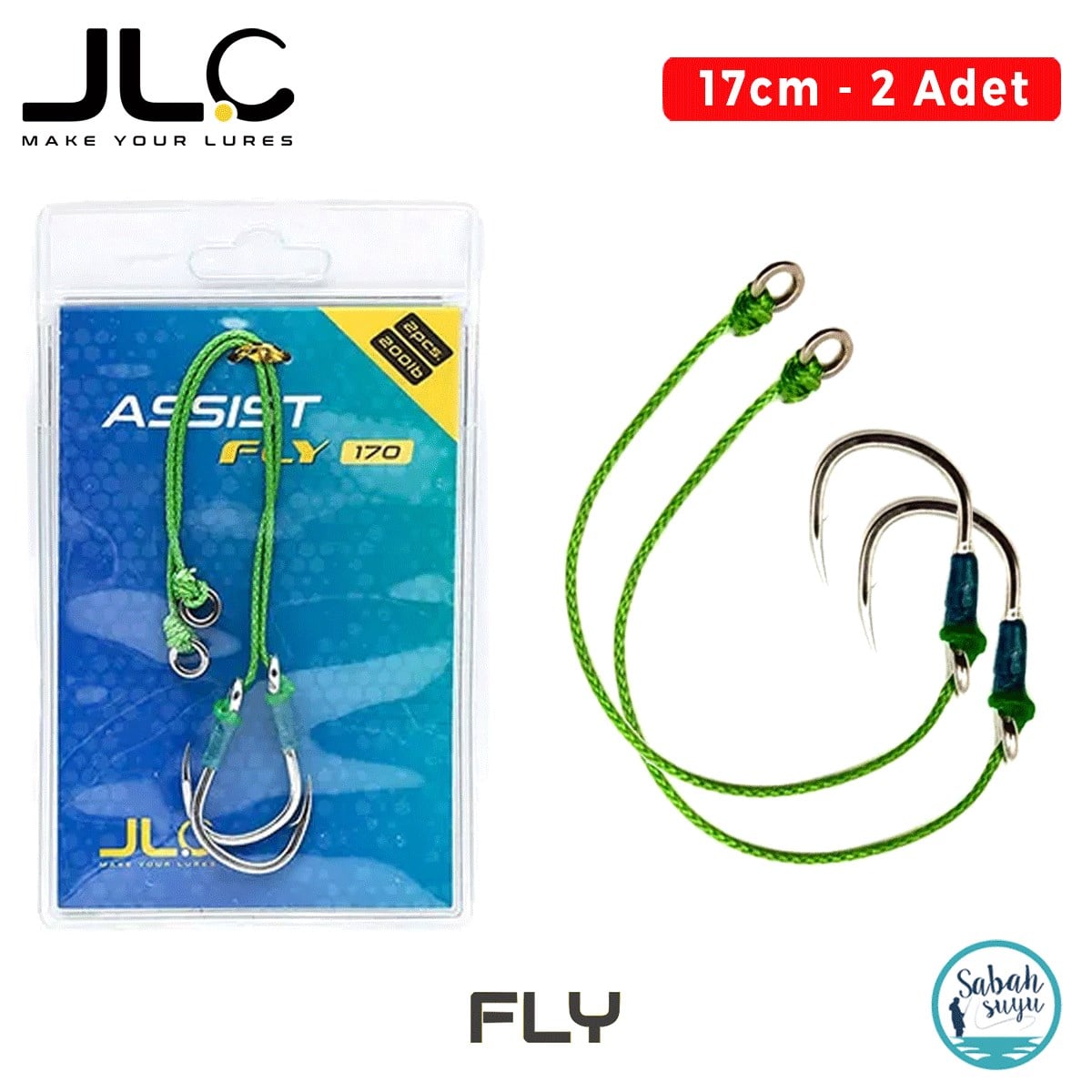 JLC Tekli Hazır Asist İğne Fly 17cm (2 Adet)
