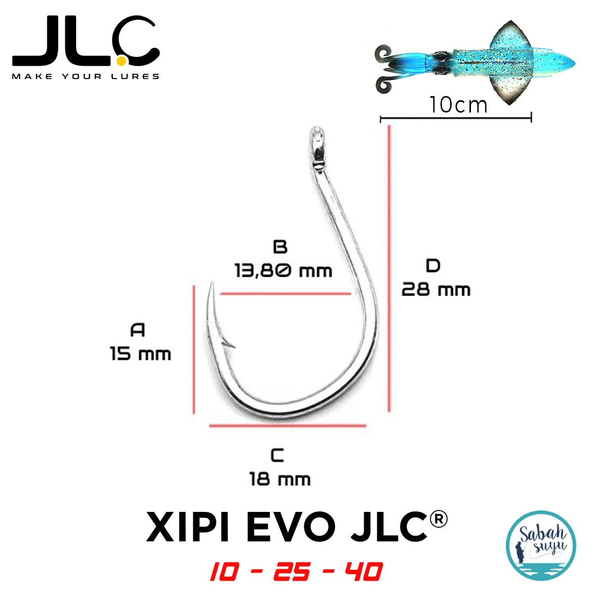 JLC Xipi Evo 10cm Kafa İğnesi (4 Adet)