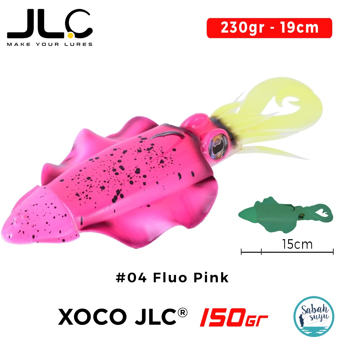 JLC Xoco 150 Set 230gr 19cm #04 Pink Silikon Sübye