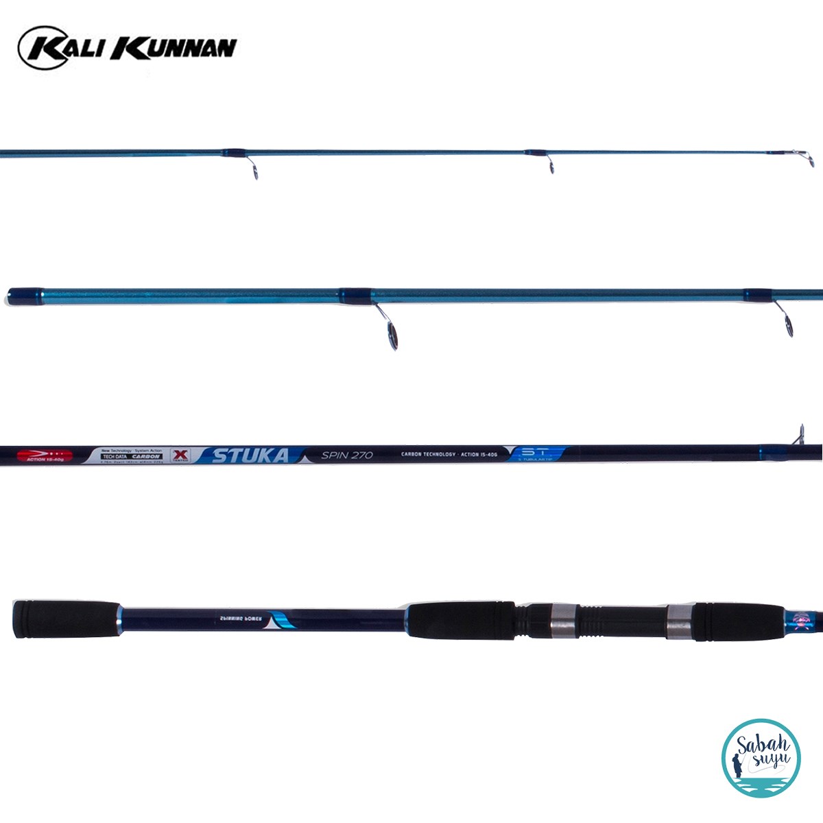 Kali Kunnan Stuka 15-40gr (2P) Spin Kamış