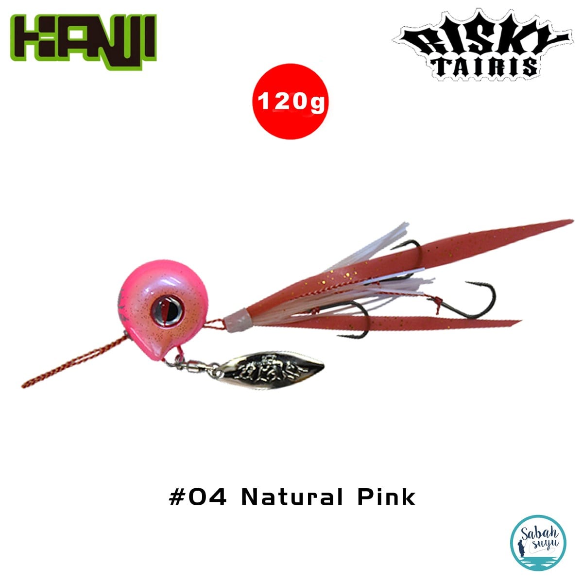 Kanji Risky Taris Tai Rubber Slider 120gr #04 Natural Pink