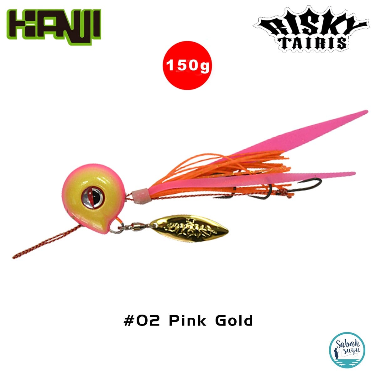 Kanji Risky Taris Tai Rubber Slider 150gr #02 Pink Gold