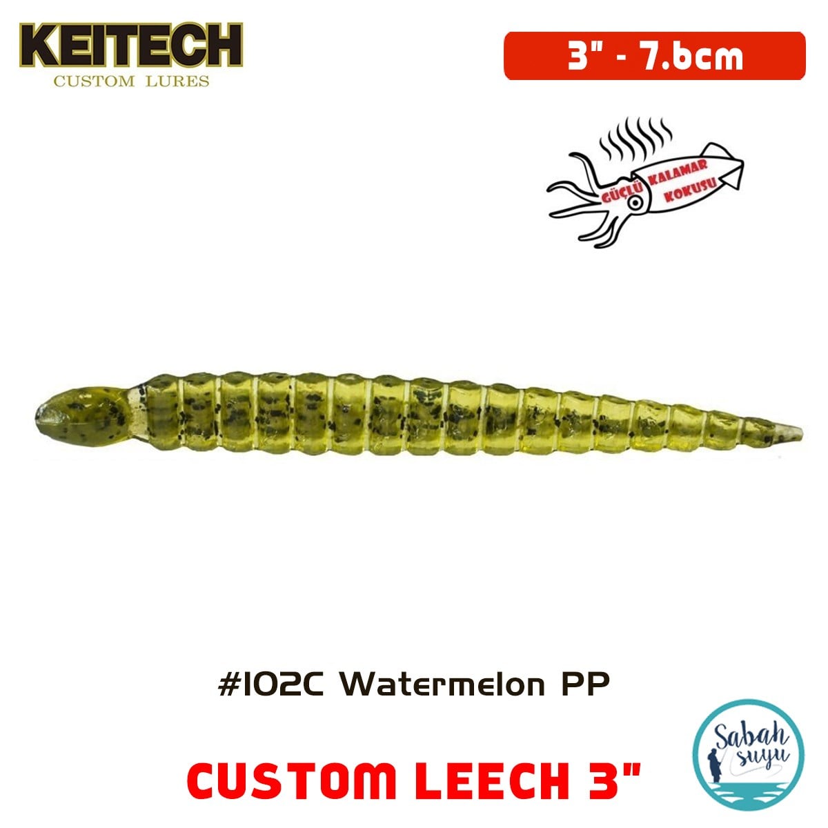 Keitech Custom Leech 7.6cm (3