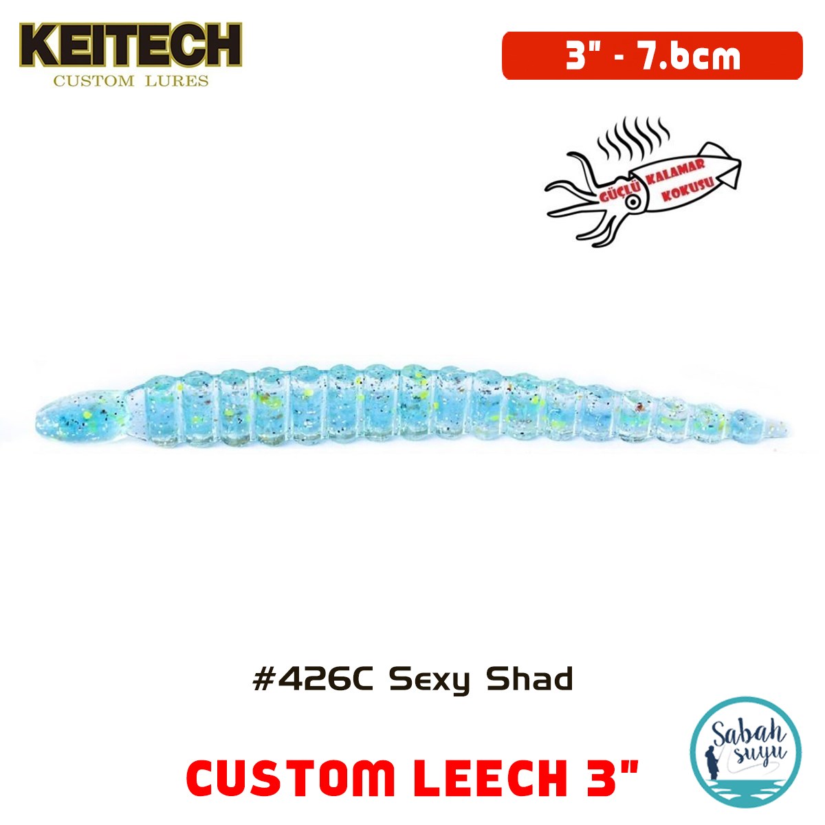 Keitech Custom Leech 7.6cm (3