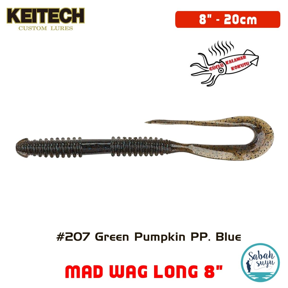 Keitech Mad Wag Long 20cm (8