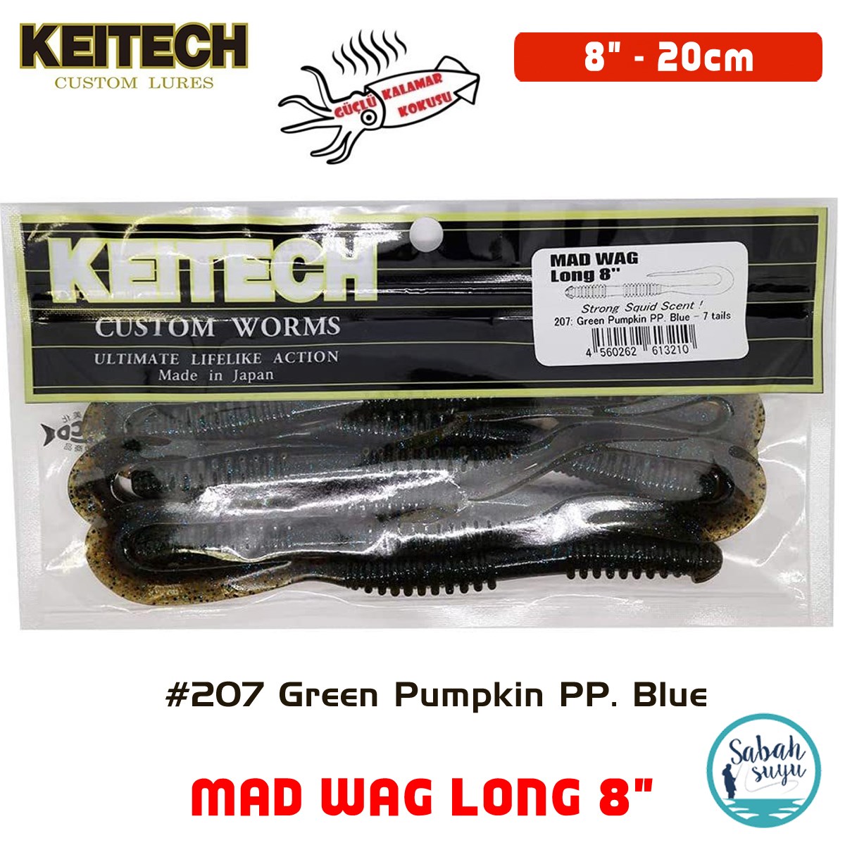 Keitech Mad Wag Long 20cm (8