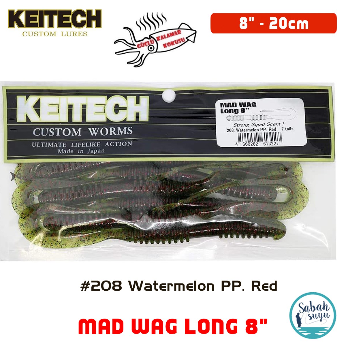 Keitech Mad Wag Long 20cm (8