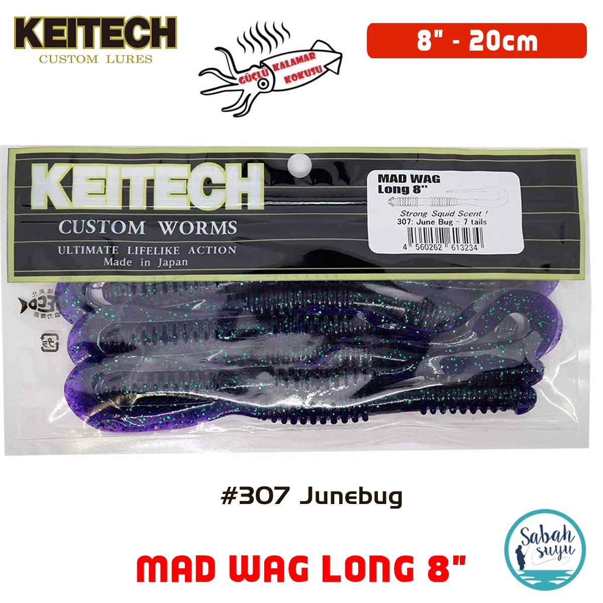 Keitech Mad Wag Long 20cm (8