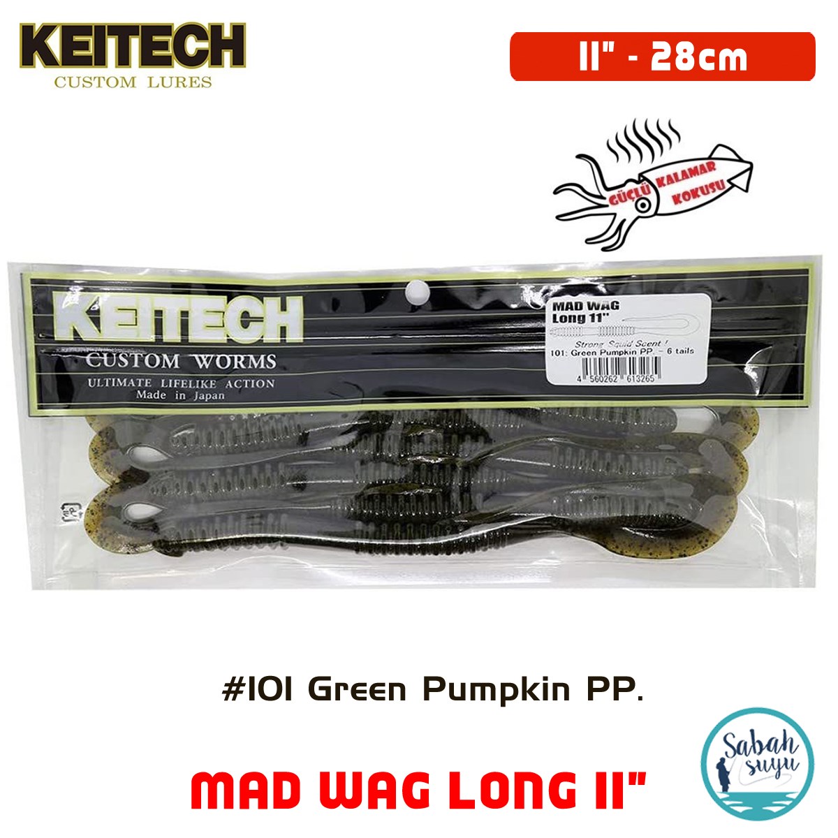 Keitech Mad Wag Long 28cm (11