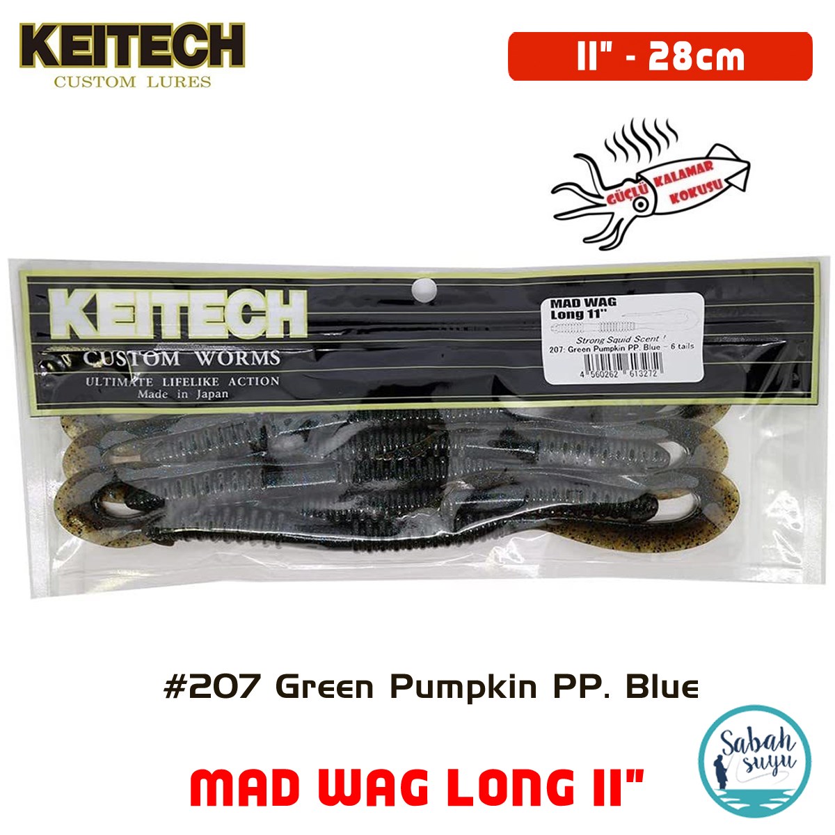 Keitech Mad Wag Long 28cm (11