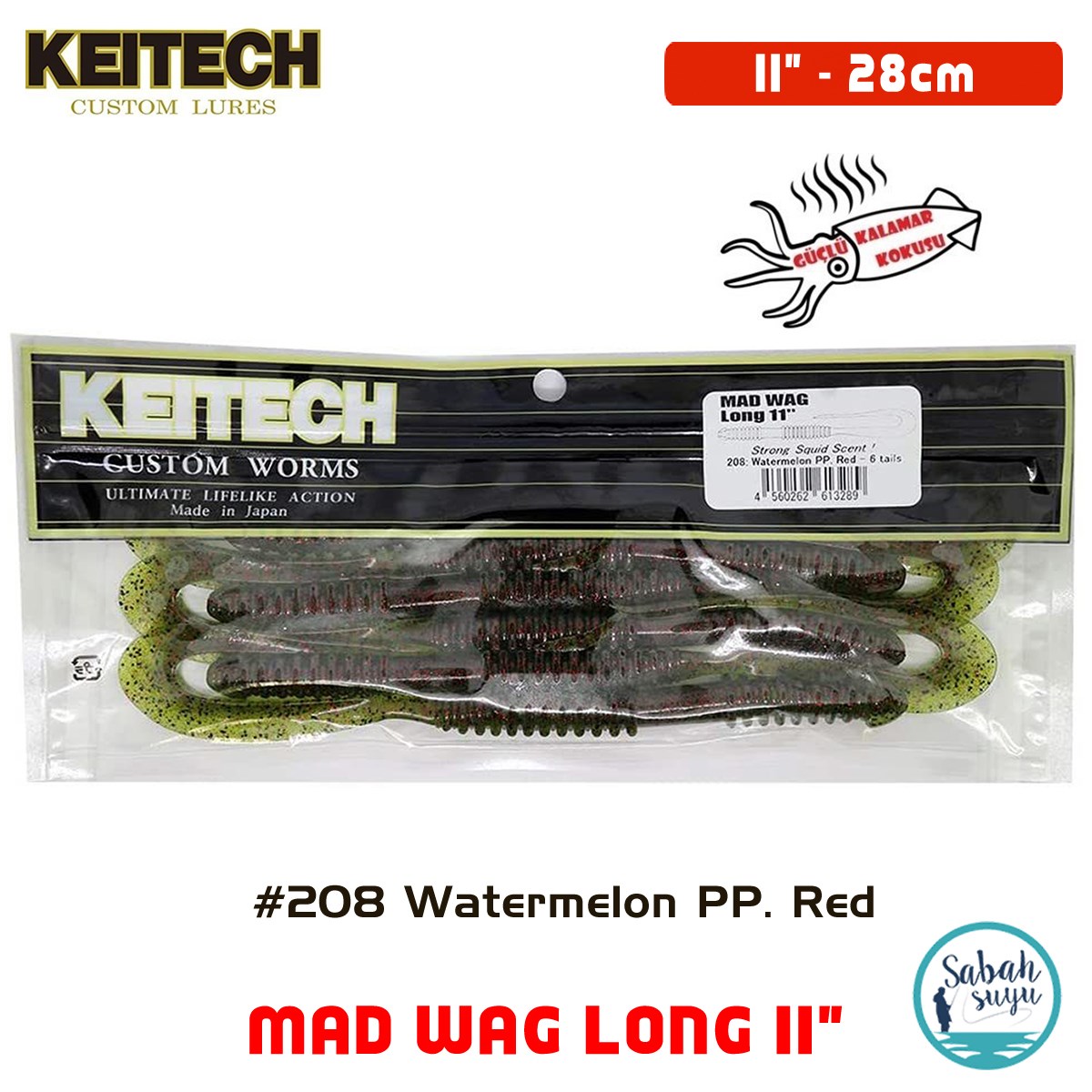Keitech Mad Wag Long 28cm (11