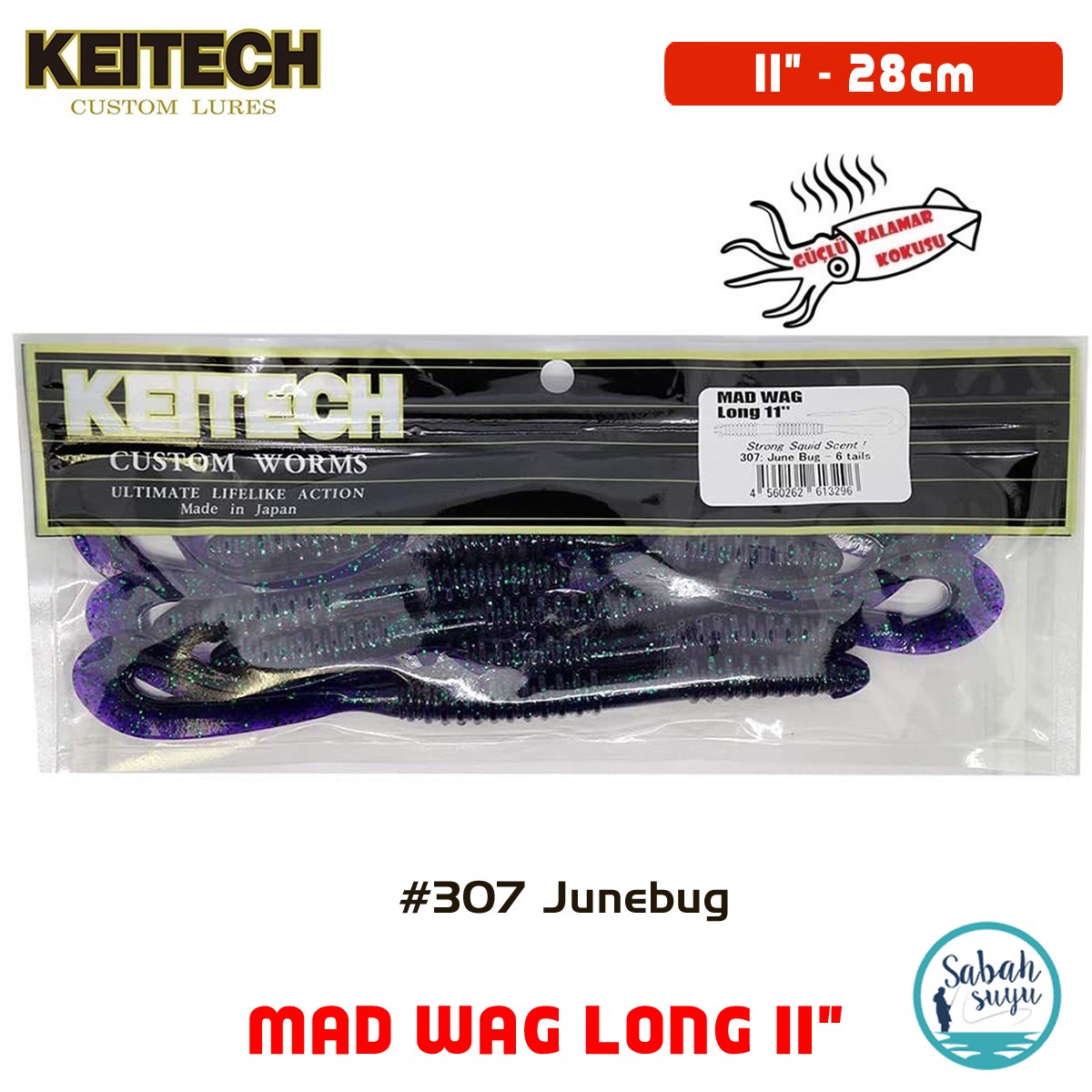 Keitech Mad Wag Long 28cm (11