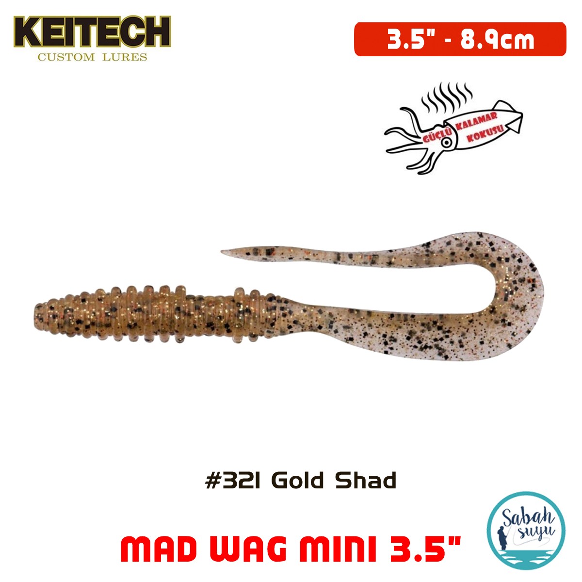 Keitech Mad Wag Mini 8.9cm (3.5
