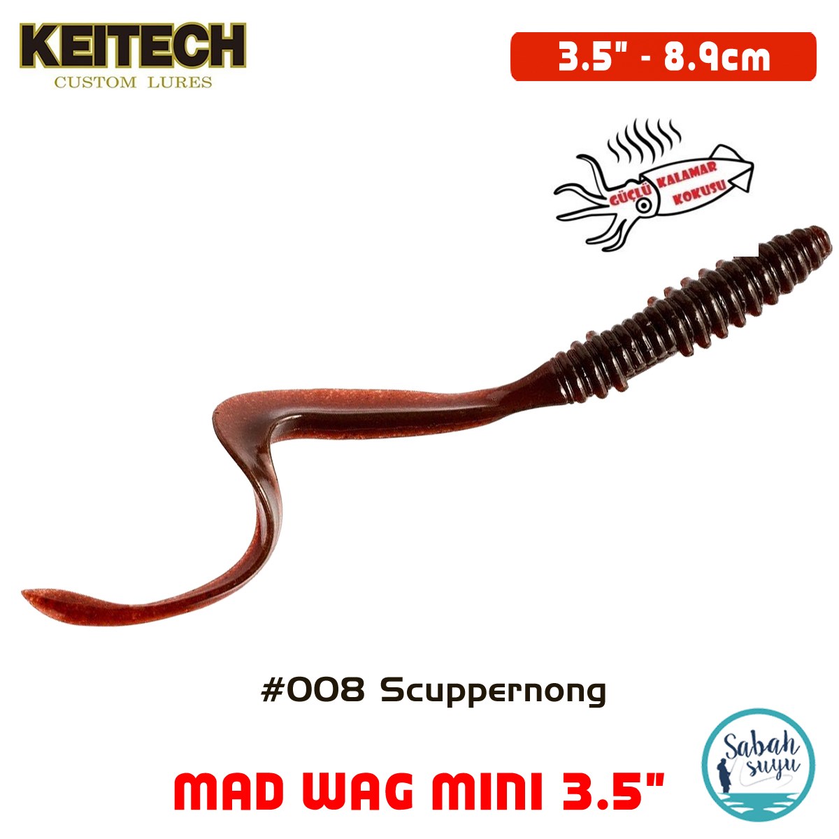 Keitech Mad Wag Mini 8.9cm (3.5