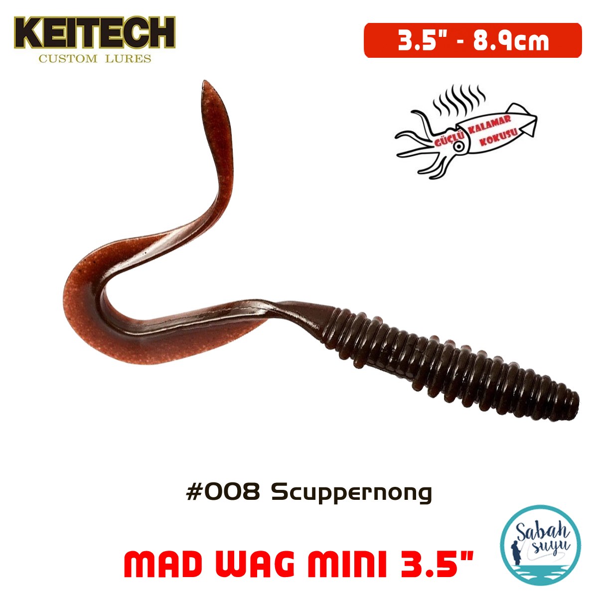 Keitech Mad Wag Mini 8.9cm (3.5