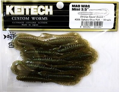 Keitech Mad Wag Mini 8.9cm (3.5