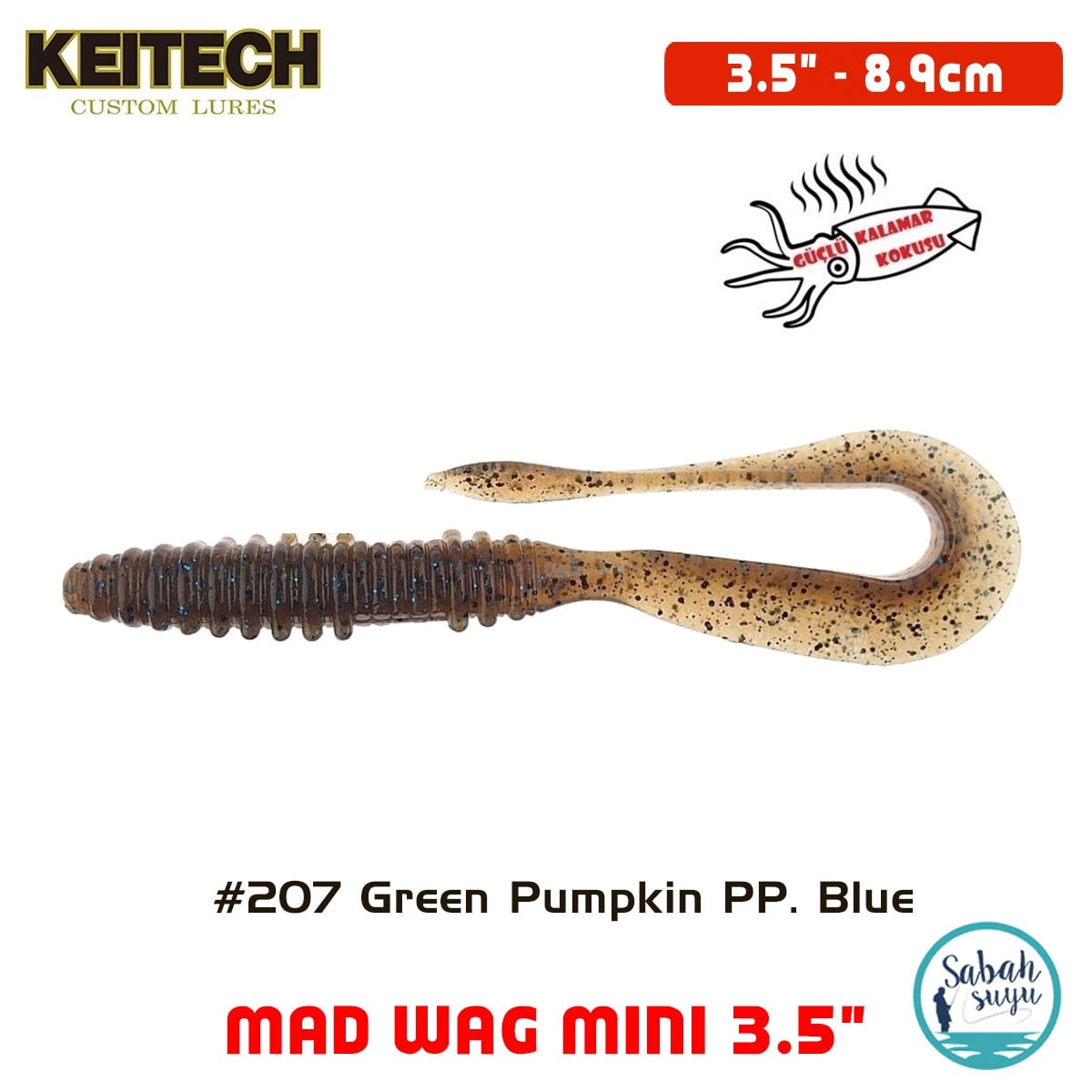 Keitech Mad Wag Mini 8.9cm (3.5