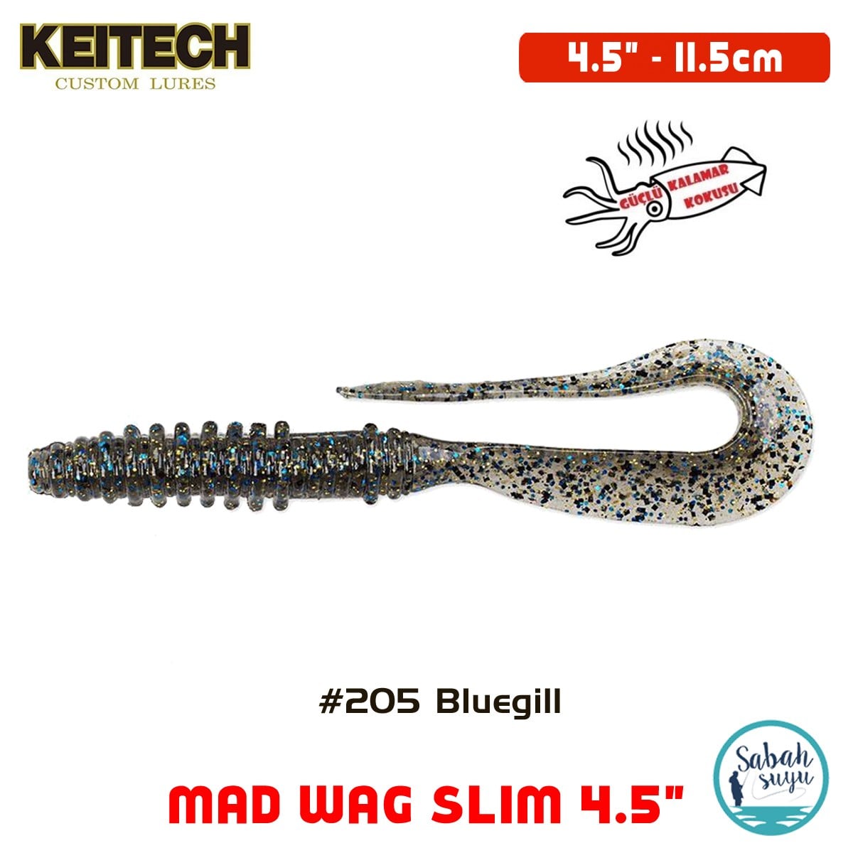 Keitech Mad Wag Slim 11.5cm (4.5