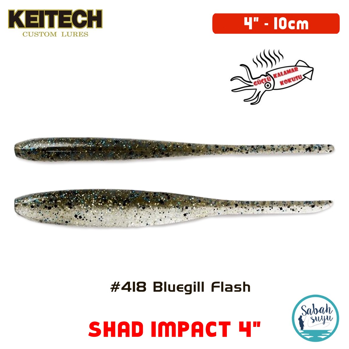 Keitech Shad İmpact 10cm (4