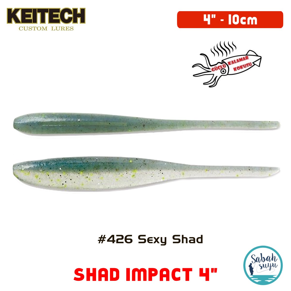 Keitech Shad İmpact 10cm (4