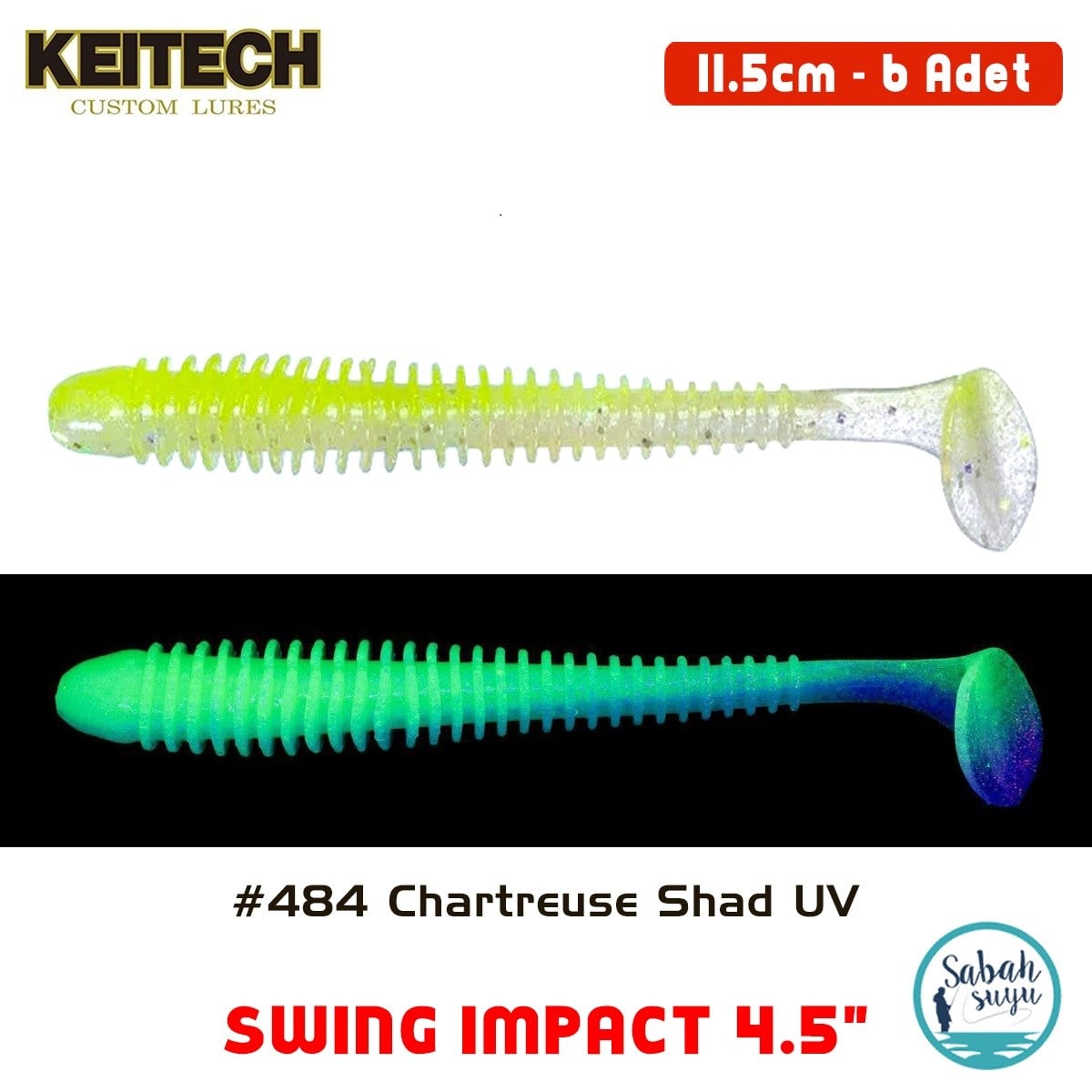 Keitech Swing İmpact 11.5cm (4.5