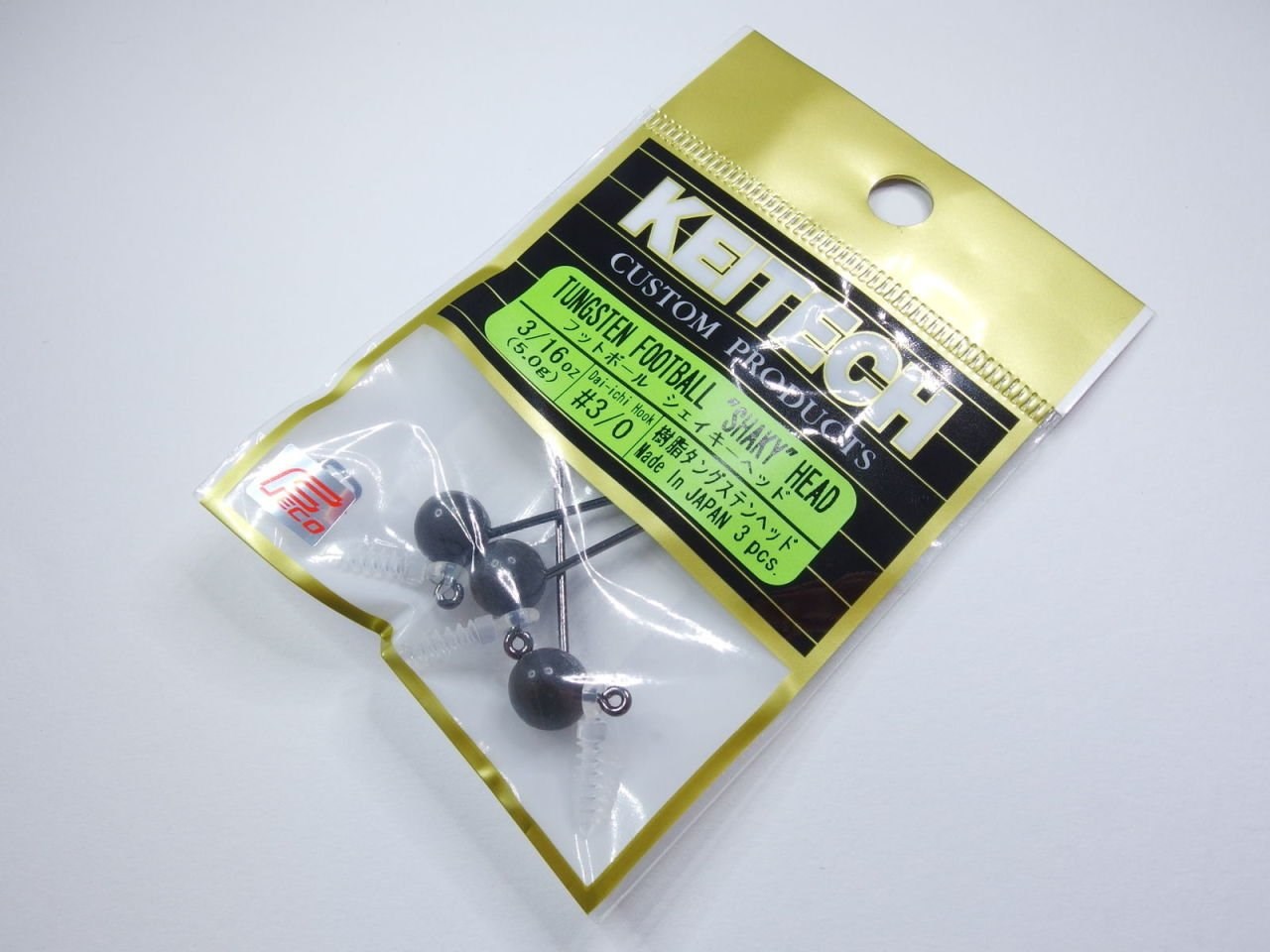 Keitech Tungsten Football Shaky Jighead 5.0gr #3/0