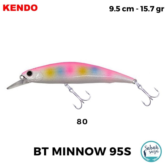 Kendo BT Minnow 95S 9.5cm 15.7gr Maket Balık #80