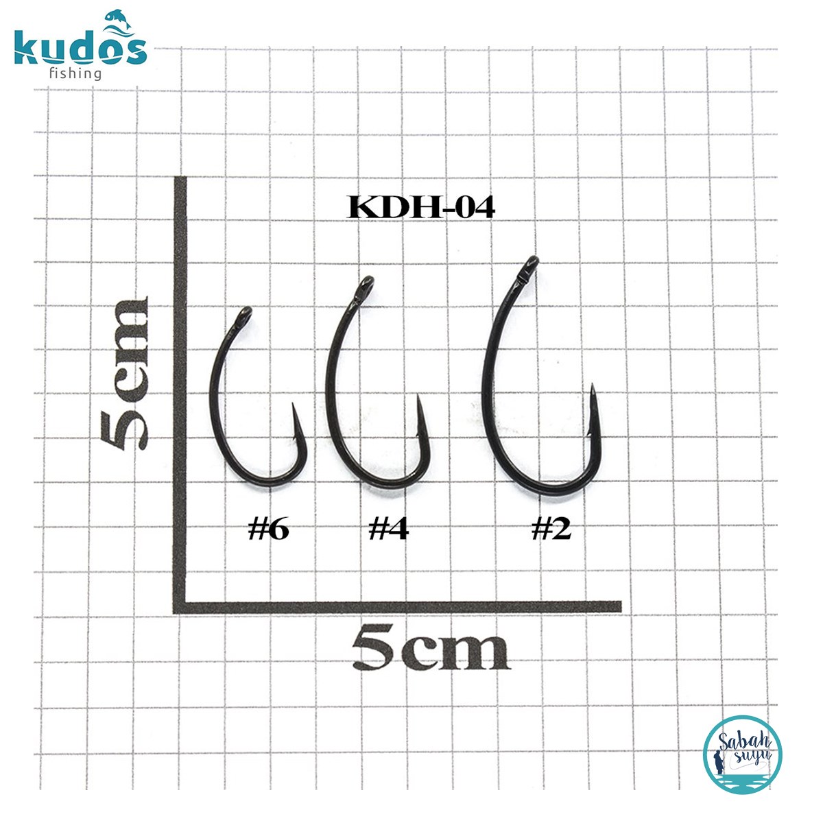 Kudos KDH-04 Sazan İğnesi #6 (10 Adet)