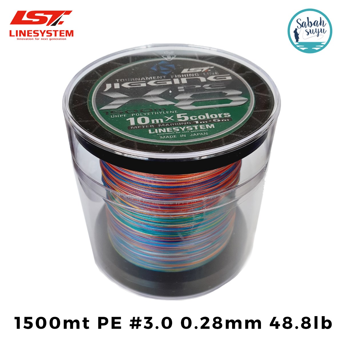 Linesystem Jigging X8 İp Misina PE 3.0 0.28mm 48.8lb 1500mt
