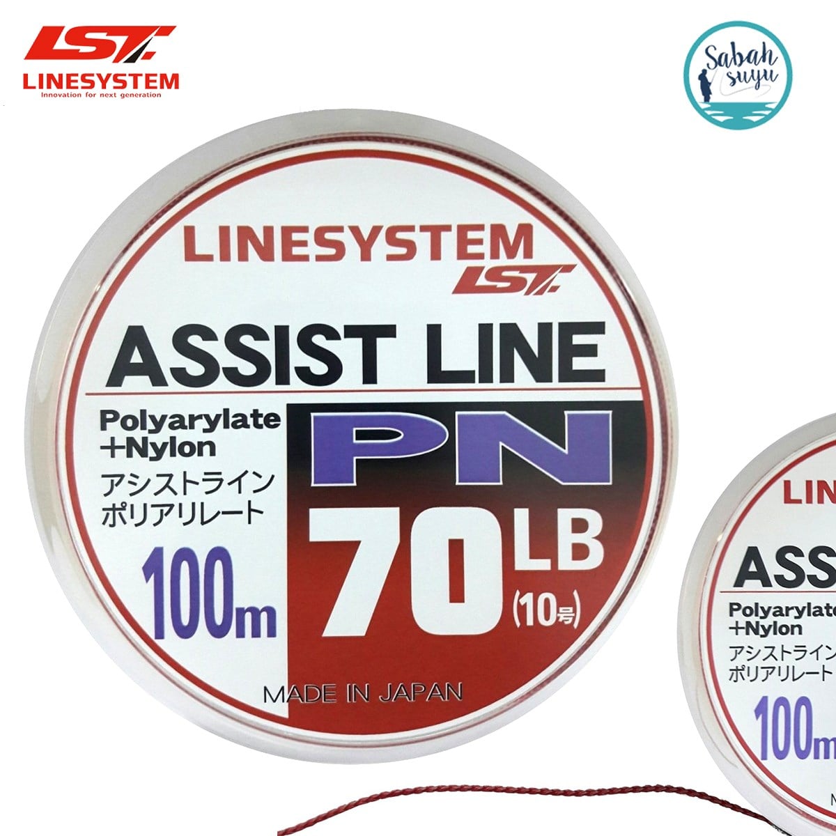 Linesystem PN Asist İpi Kırmızı 100mt 70Lb