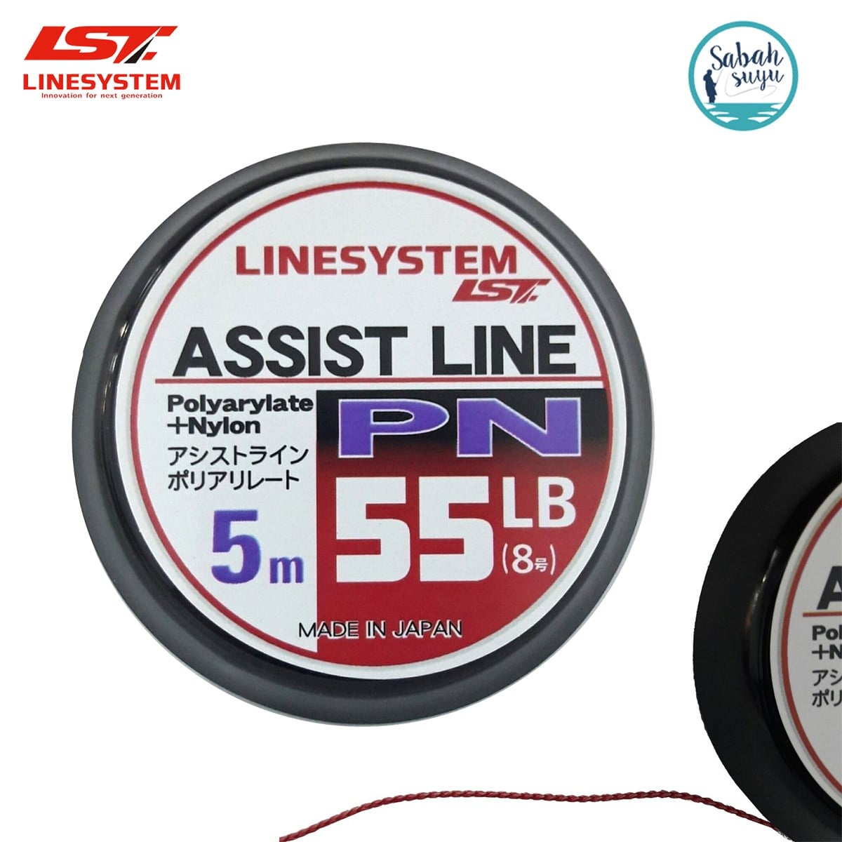 Linesystem PN Asist İpi Kırmızı 5mt 55Lb