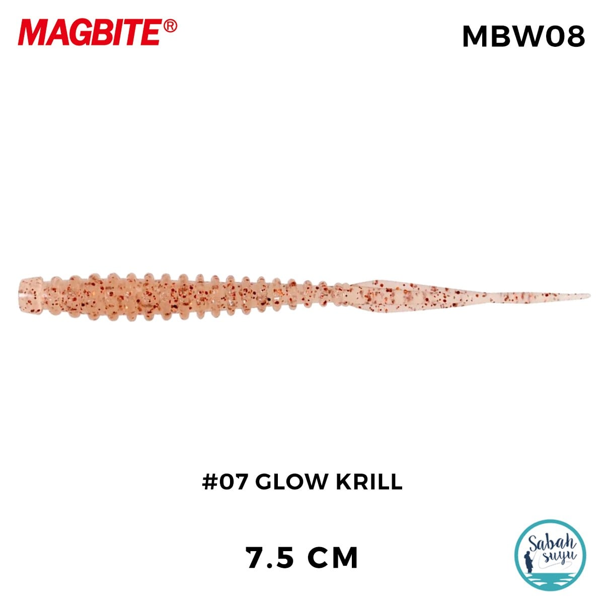Magbite Booty Boost 7.5cm #07 Glow Krill Kokulu Silikon Yem (6 Adet)
