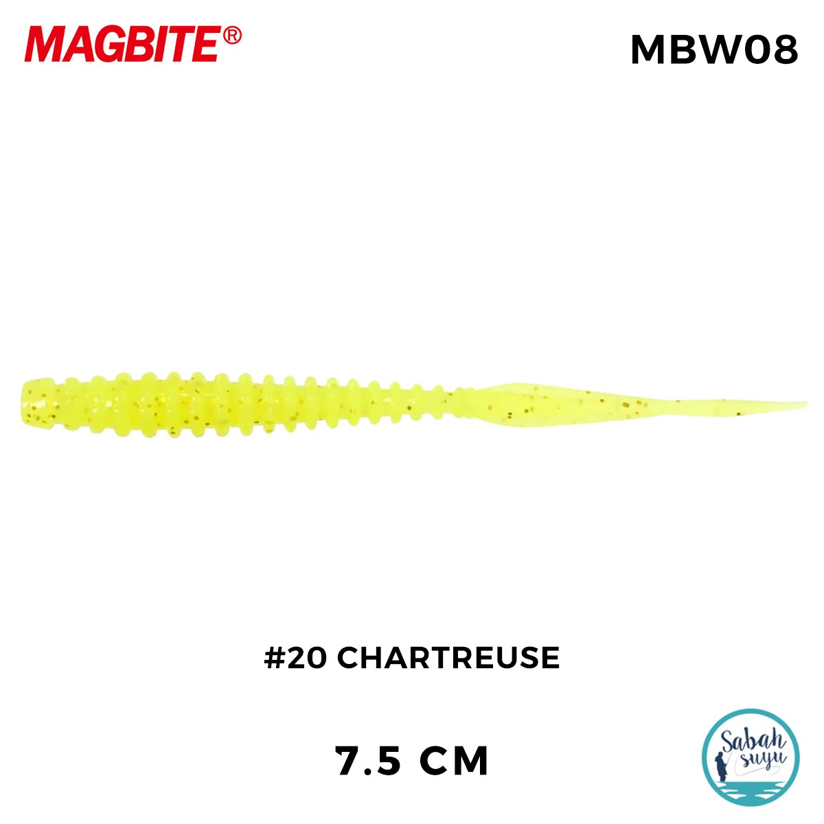 Magbite Booty Boost 7.5cm #20 Chartreuse Kokulu Silikon Yem (6 Adet)