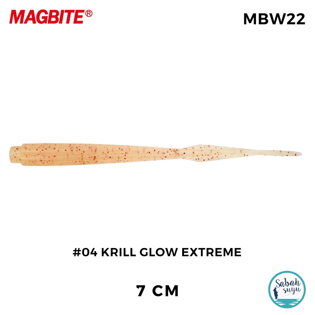 Magbite Jamming 7cm #04 Krill Glow Extreme Kokulu Silikon Yem (7 Adet)