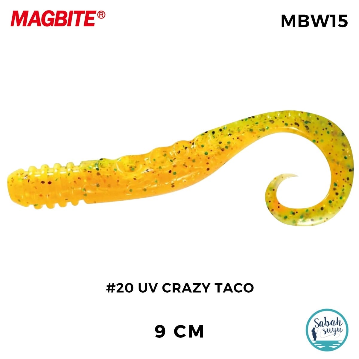 Magbite Silikon Ahtapot Bacağı 9cm #20 UV Crazy Taco (4 Adet)