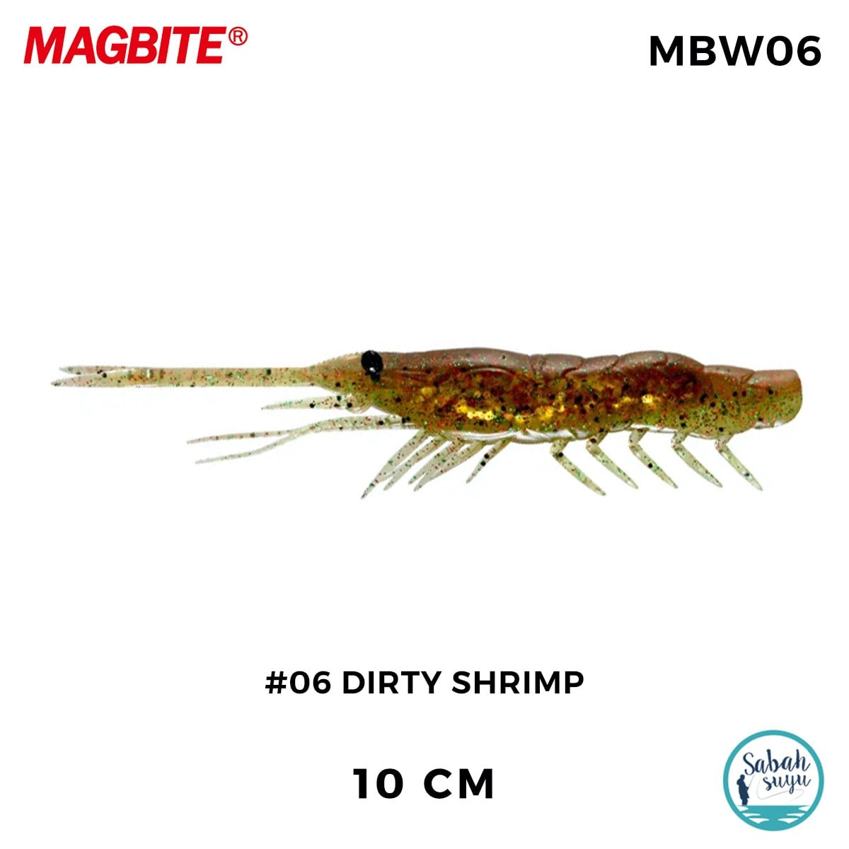 Magbite Snatch Bite Shrimp 10cm #06 Dirty Shrimp (4 Adet)
