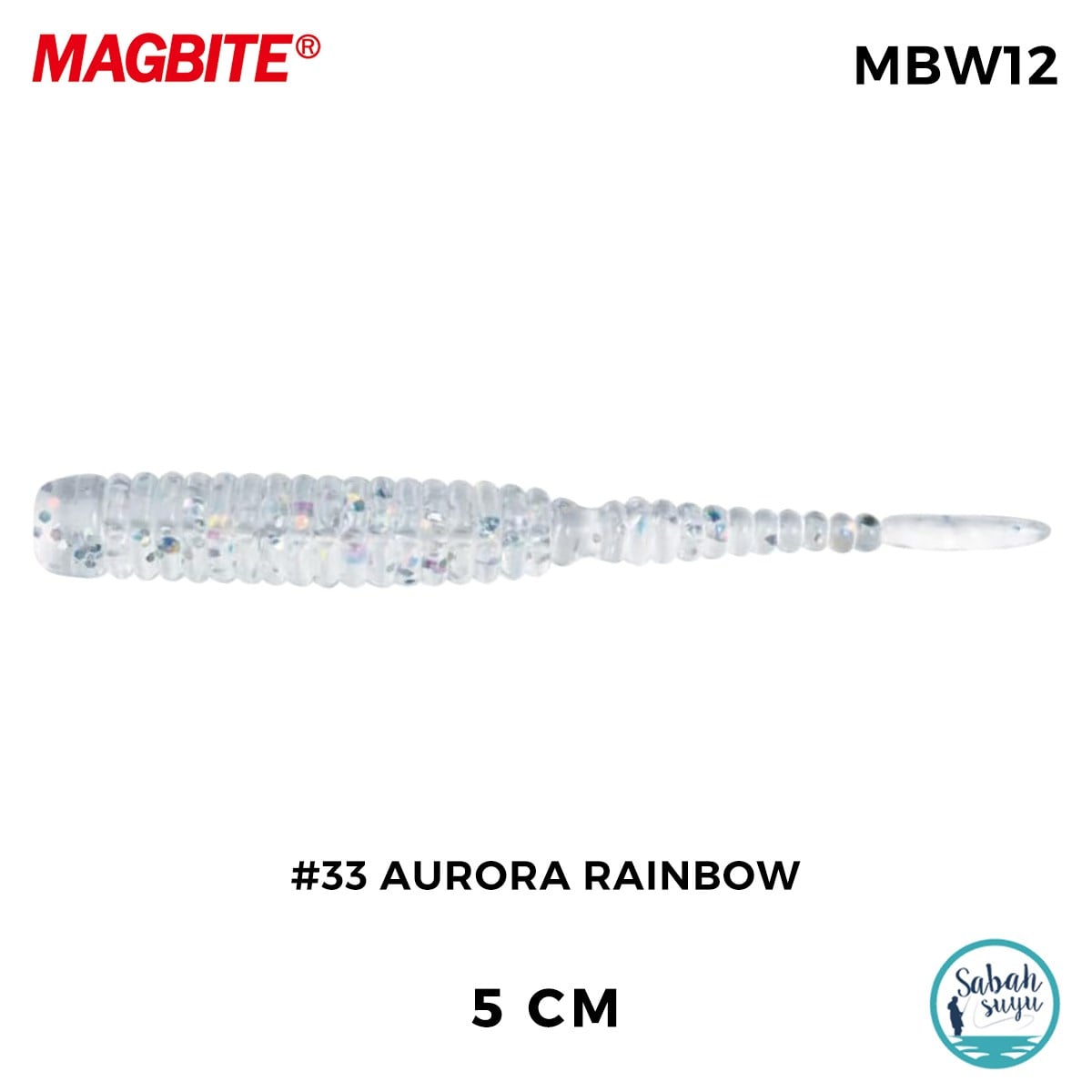 Magbite Stan 5cm #33 Aurora Rainbow Kokulu Silikon Yem (8 Adet)