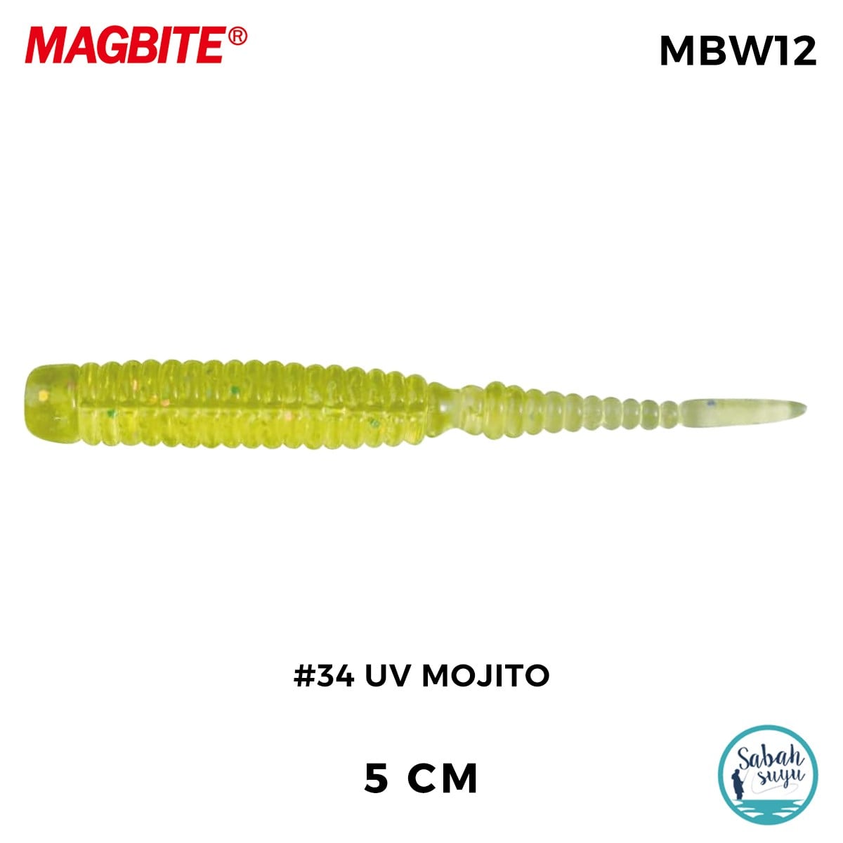 Magbite Stan 5cm #34 UV Mojito Kokulu Silikon Yem (8 Adet)