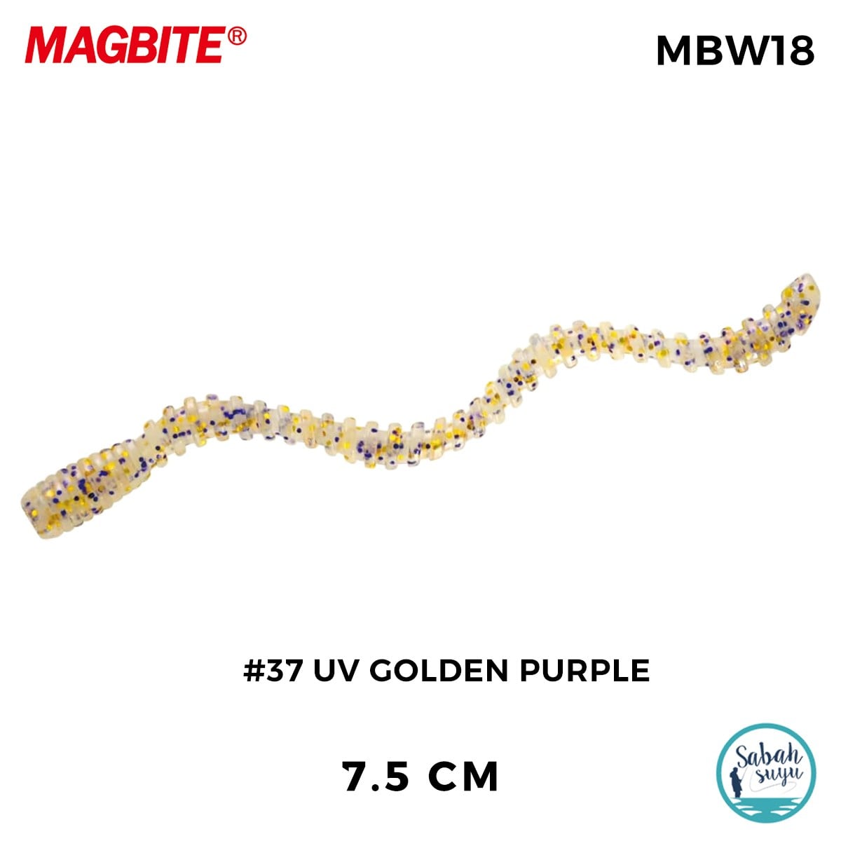 Magbite Tai Rubber Bug 7.5cm #37 UV Golden Purple Kokulu Silikon Kurt (5 Adet)