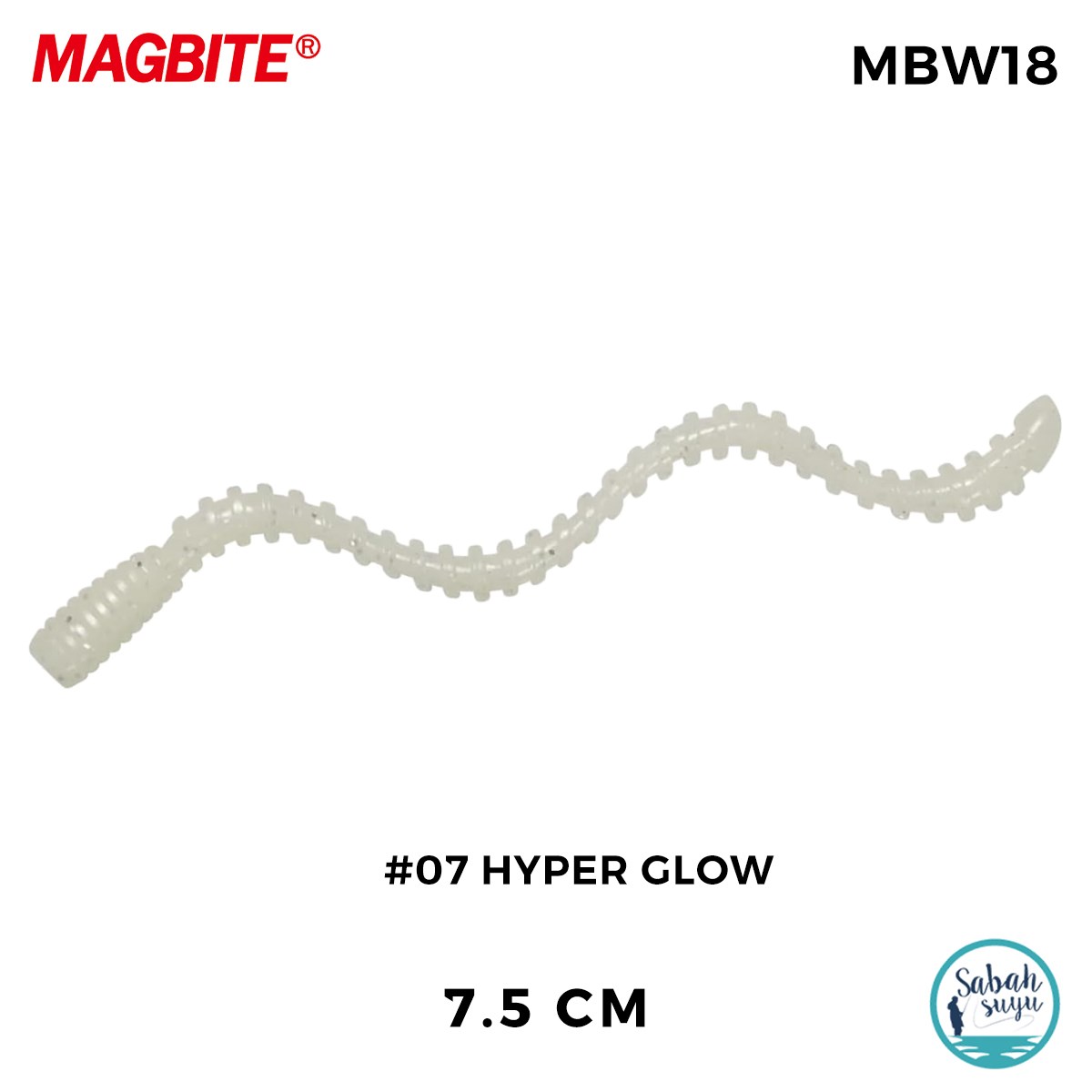 Magbite Tai Rubber Bug 7.5cm #07 Hyper Glow Kokulu Silikon Kurt (5 Adet)