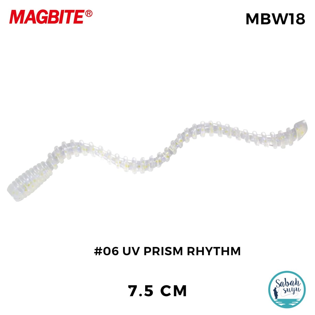 Magbite Tai Rubber Bug 7.5cm #06 UV Prism Rhythm Kokulu Silikon Kurt (5 Adet)