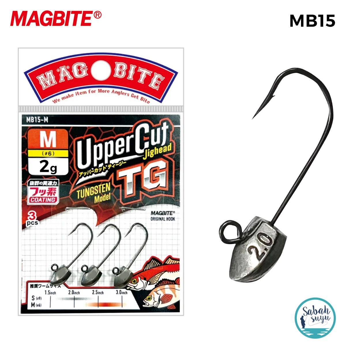 Magbite Uppercut Jighead TG #6 2.0gr (3 Adet)