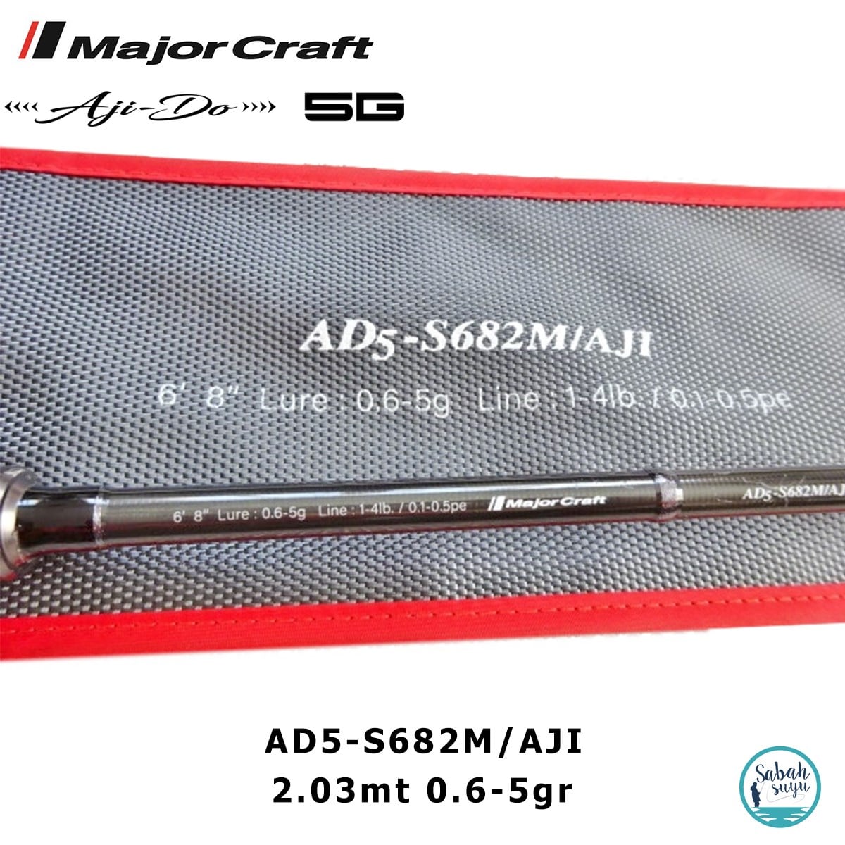 Major Craft 5G Ajido AD5-S682M/AJI 2.03mt 0.6-5gr (2P) LRF Kamış