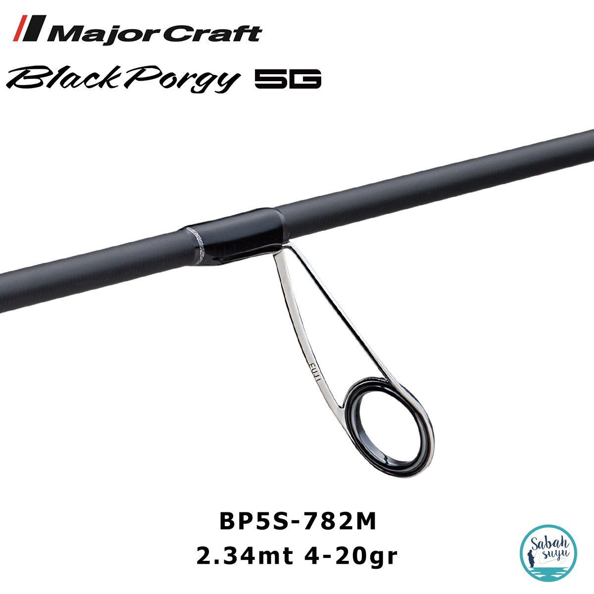 Major Craft 5G Black Porgy Kurodai BP5S-782M 2.34mt 4-20gr (2P) Light Spin Kamış