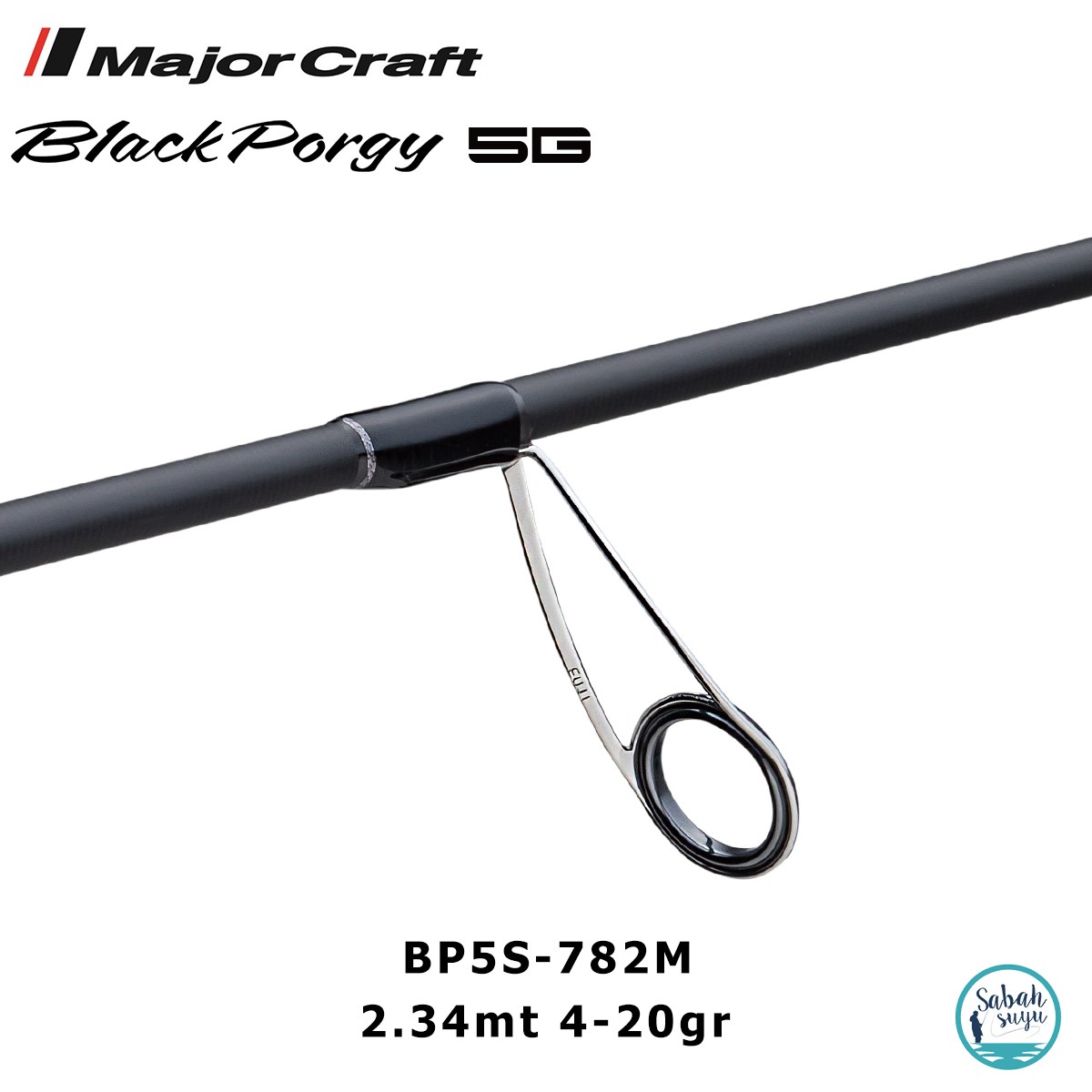 Major Craft 5G Black Porgy Kurodai BP5S-782M 2.34mt 4-20gr (2P) Light Spin Kamış