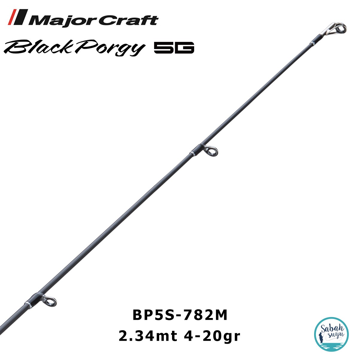 Major Craft 5G Black Porgy Kurodai BP5S-782M 2.34mt 4-20gr (2P) Light Spin Kamış