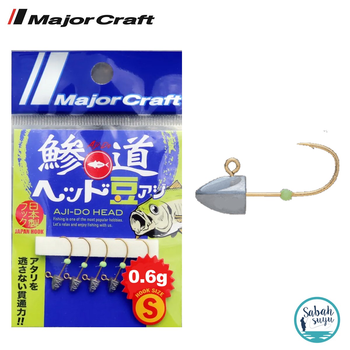Major Craft Ajido Jighead 0.6gr - S (5 Adet)