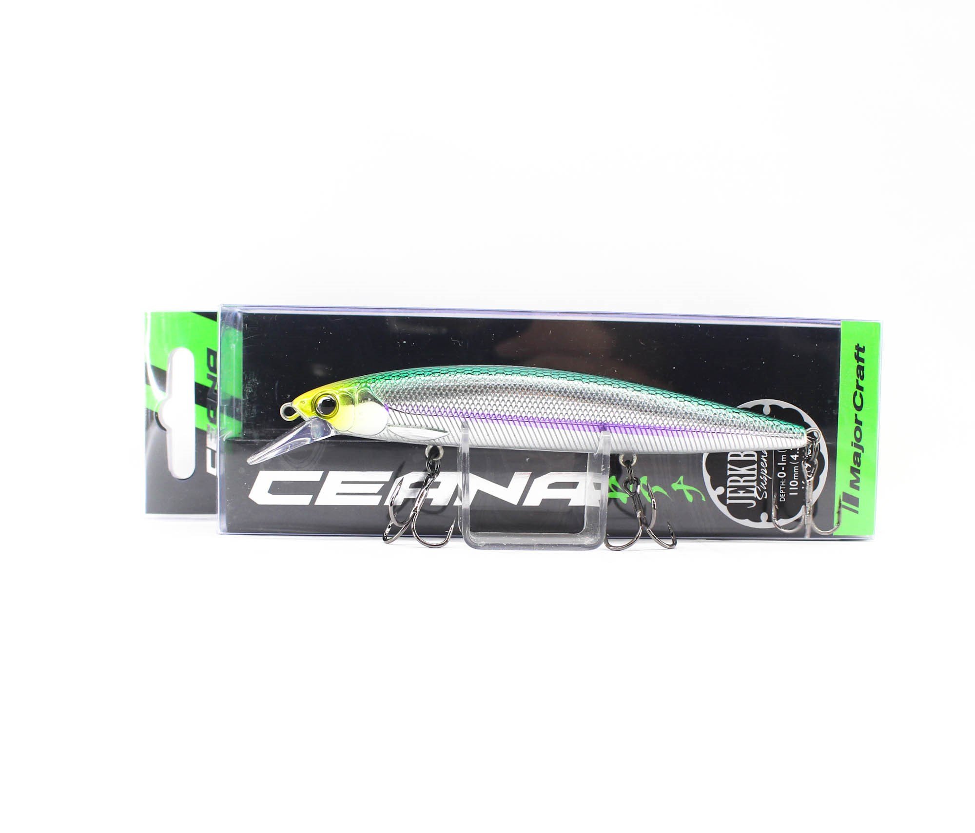 Major Craft Ceana Jerkbait 110SPS Shallow 11cm 16gr #01 Blue Back Silver
