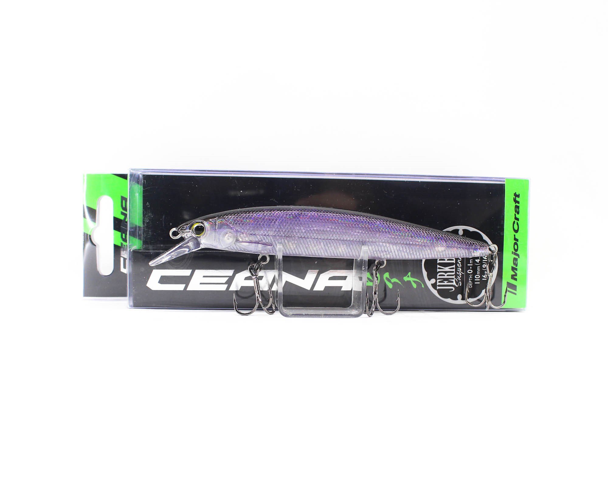 Major Craft Ceana Jerkbait 110SPS Shallow 11cm 16gr #15 Ghost Wakasagi